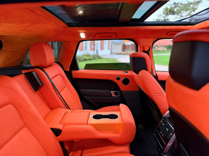 Range Rover Sport Orange Interior - Apollo Elite Package (Full Interior Transformation)