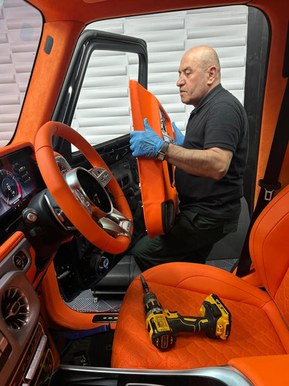 G63 Full Mandarin Orange Interior - Apollo Elite Package (Full Interior Transformation)