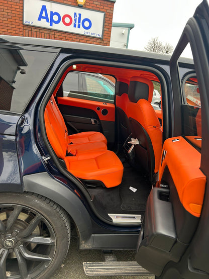 Range Rover Sport Orange Interior - Apollo Elite Package (Full Interior Transformation)