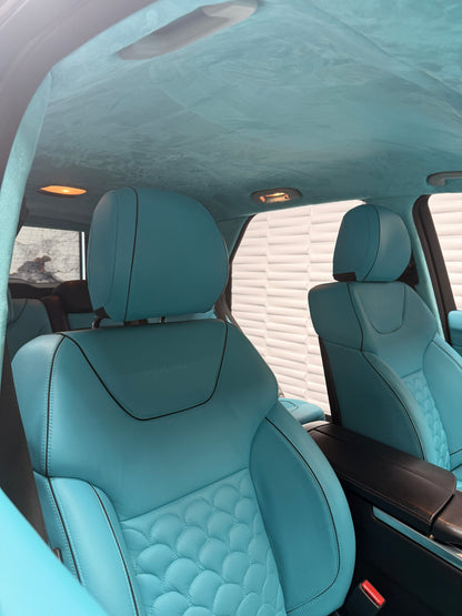 Mercedes ML full baby blue interior - Apollo Elite Package (Full Interior Transformation)