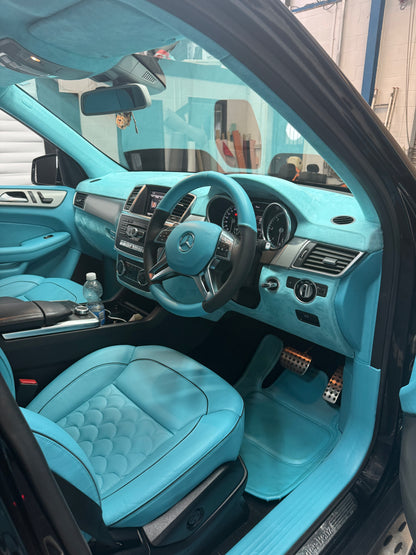 Mercedes ML full baby blue interior - Apollo Elite Package (Full Interior Transformation)