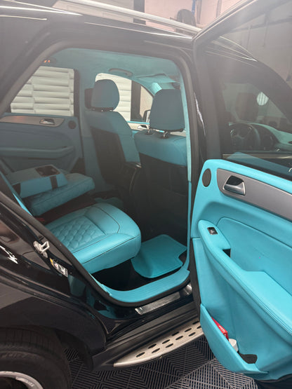 Mercedes ML full baby blue interior - Apollo Elite Package (Full Interior Transformation)