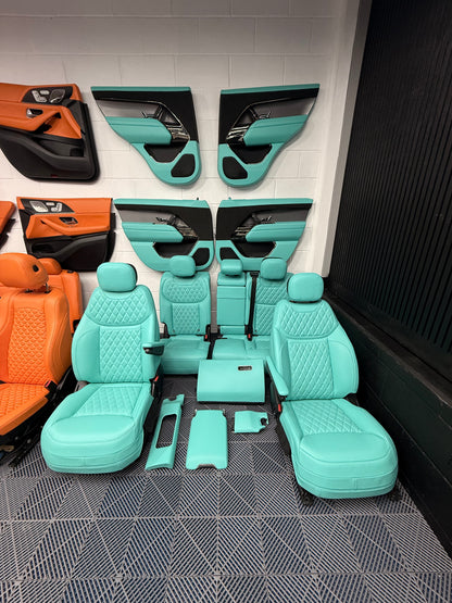 Range Rover Autobiography Tiffany Blue Interior - Range Rover Autobiography Tiffany blue interior - Executive Package (Seats, Doors, Lower Dash)