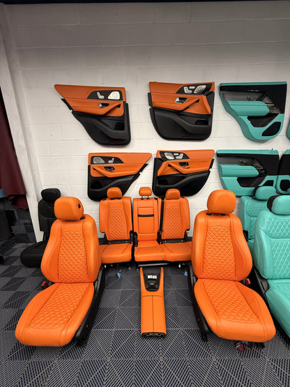Mercedes-Benz GLE 63 Orange interior - Executive Package (Seats, Doors, Lower Dash)