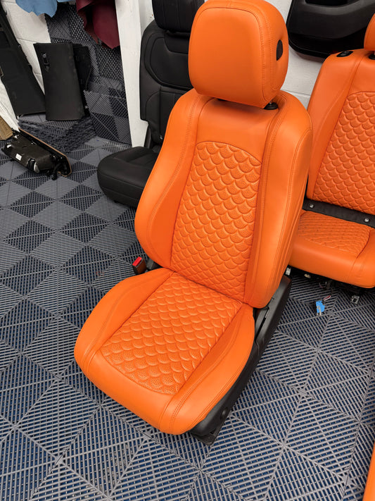 Mercedes-Benz GLE 63 Orange interior - Executive Package (Seats, Doors, Lower Dash)