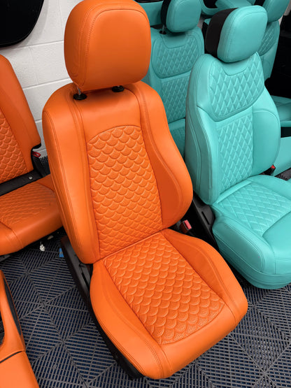 Mercedes-Benz GLE 63 Orange interior - Executive Package (Seats, Doors, Lower Dash)