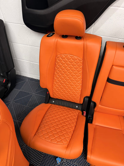 Mercedes-Benz GLE 63 Orange interior - Executive Package (Seats, Doors, Lower Dash)