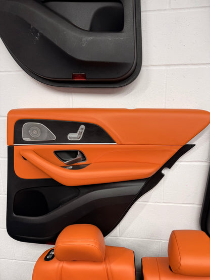 Mercedes-Benz GLE 63 Orange interior - Executive Package (Seats, Doors, Lower Dash)