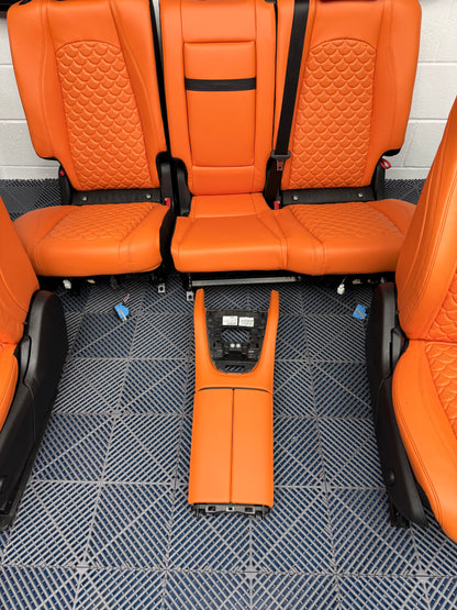 Mercedes-Benz GLE 63 Orange interior - Executive Package (Seats, Doors, Lower Dash)
