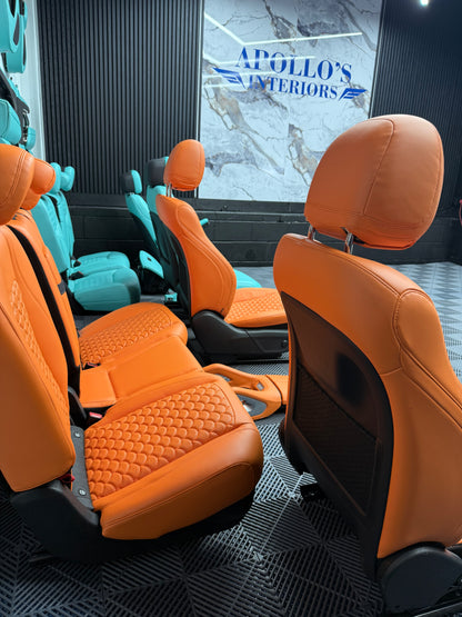 Mercedes-Benz GLE 63 Orange interior - Executive Package (Seats, Doors, Lower Dash)