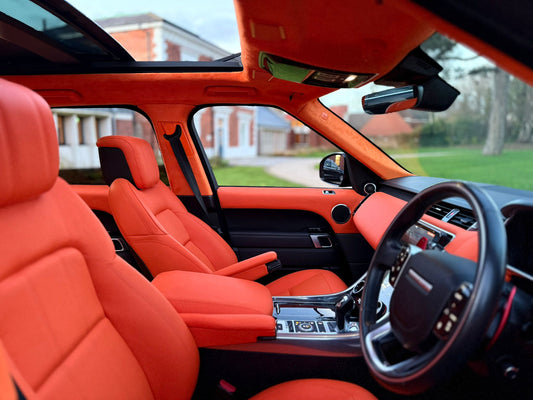 Range Rover Sport Orange Interior - Apollo Elite Package (Full Interior Transformation)